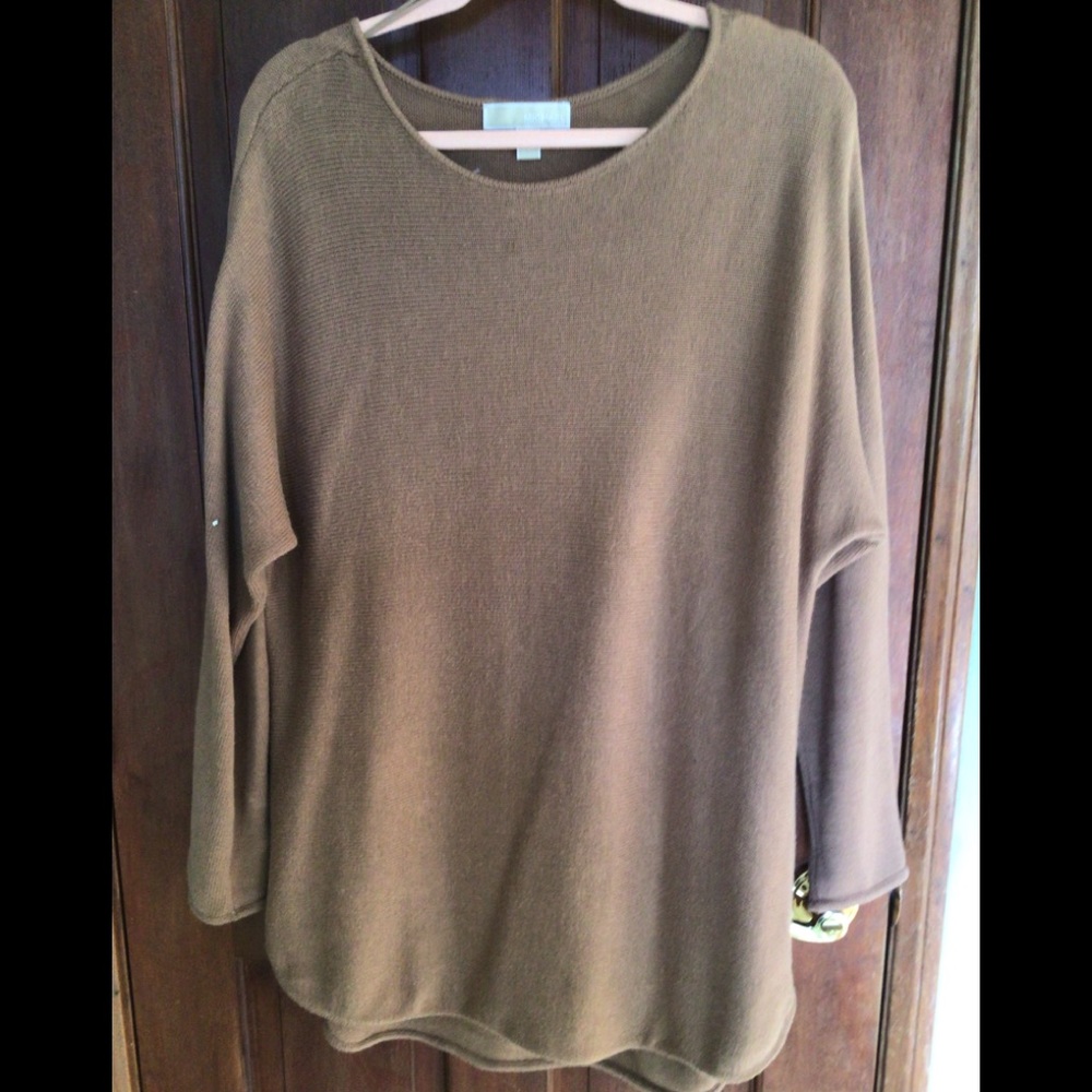 MICHAEL KORS Dolman 3/4 Sleeve Sweater XL